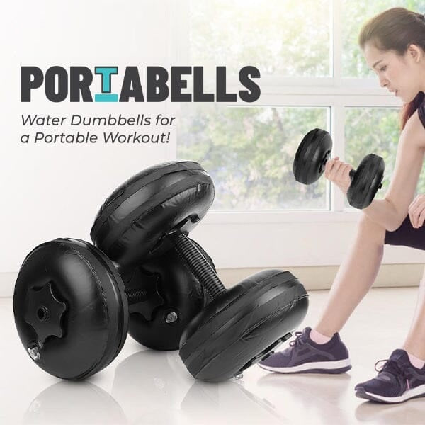 Water Dumbbells (Max. 45lbs) for Home Gym/Travel