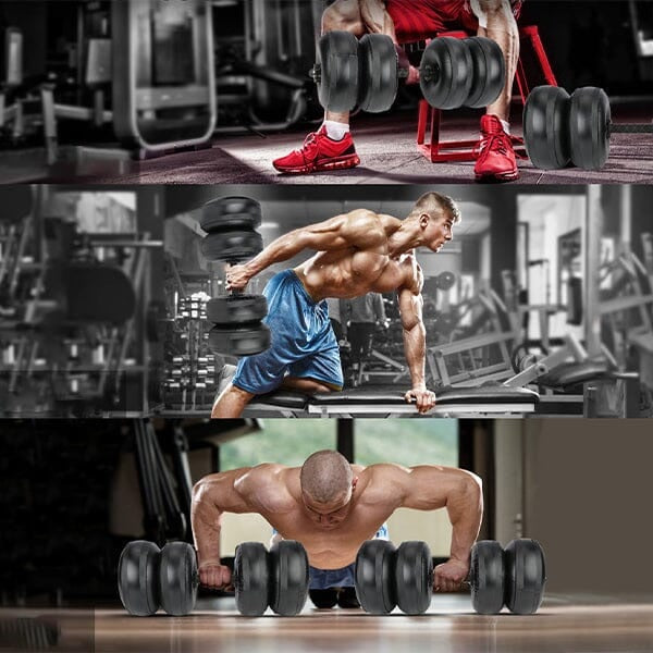 Water Dumbbells (Max. 45lbs) for Home Gym/Travel