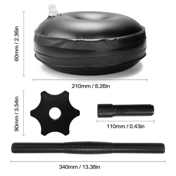 Water Dumbbells (Max. 45lbs) for Home Gym/Travel