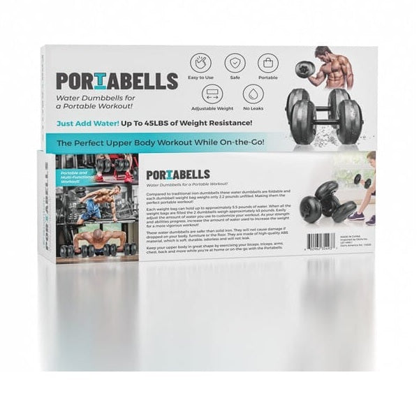 Water Dumbbells (Max. 45lbs) for Home Gym/Travel