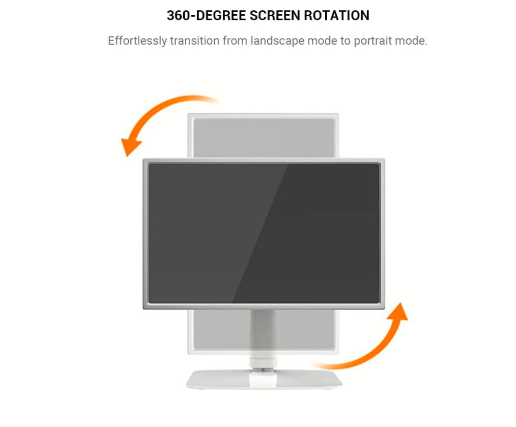 Single Monitor Desk Mount Vertical Lift Monitor Stand 17"-27"
