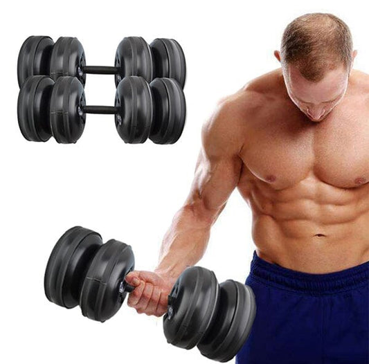 Water Dumbbells (Max. 45lbs) for Home Gym/Travel