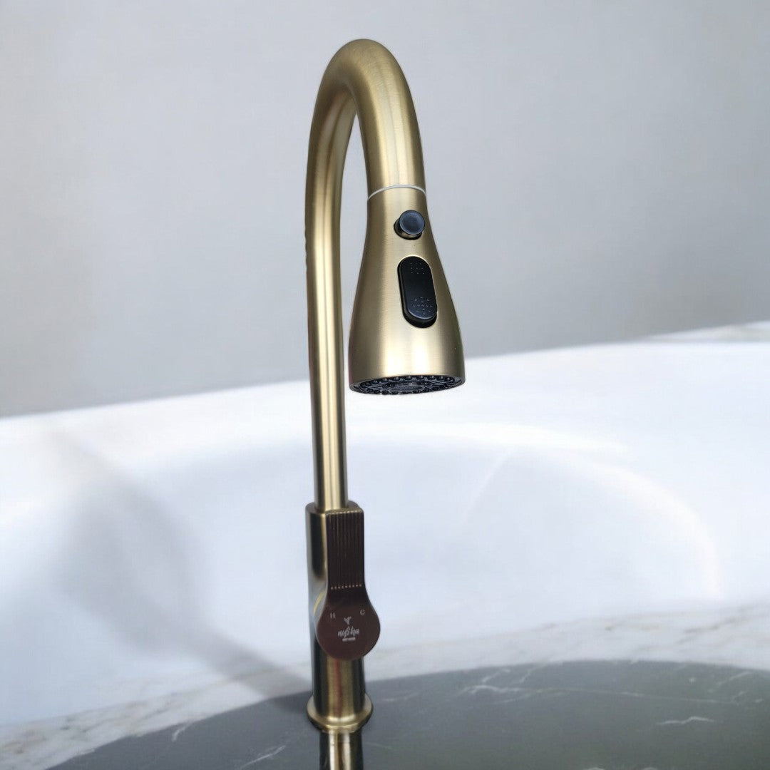 Nysha Pull Out Kitchen Faucet, Model M7
