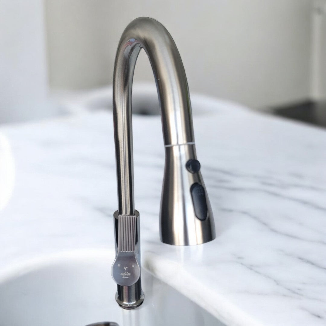 Nysha Pull Out Kitchen Faucet, Model M7